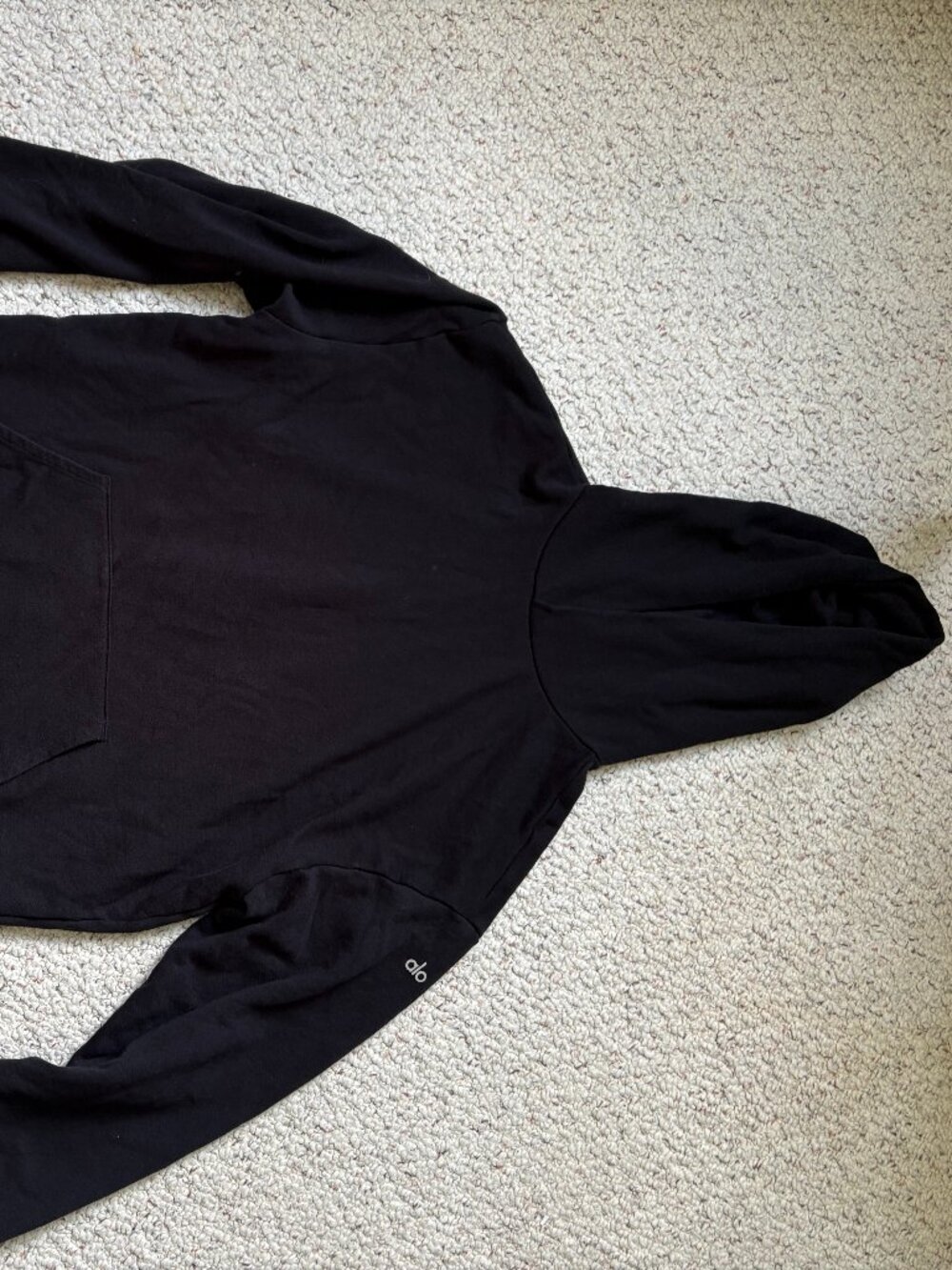 Mens Alo Yoga Chill Hoodie Size Small, Black